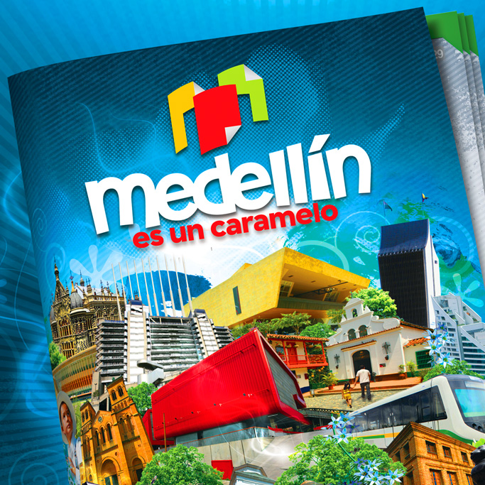 Diseño Álbum Medellín es un Caramelo